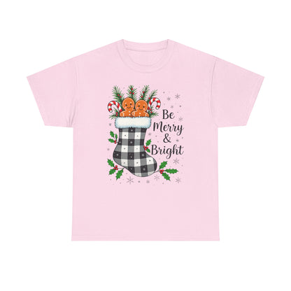 Merry & Bright  Stocking Tee