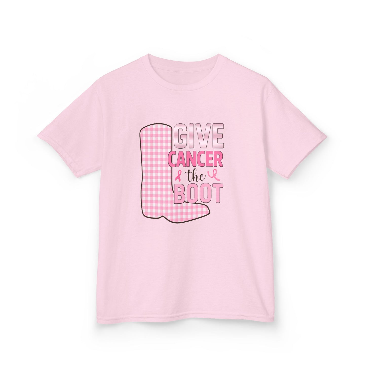 Give Cancer the Boot: Dinosaur Christmas Tee