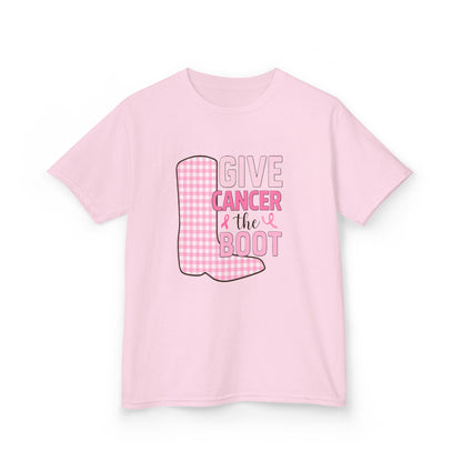 Give Cancer the Boot: Dinosaur Christmas Tee