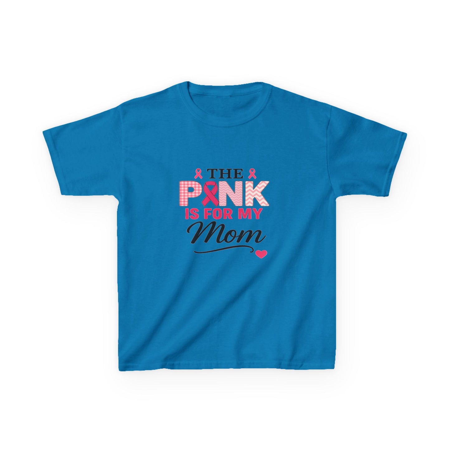 Pink for Mom Breast Cancer Awareness Dinosaur Tee