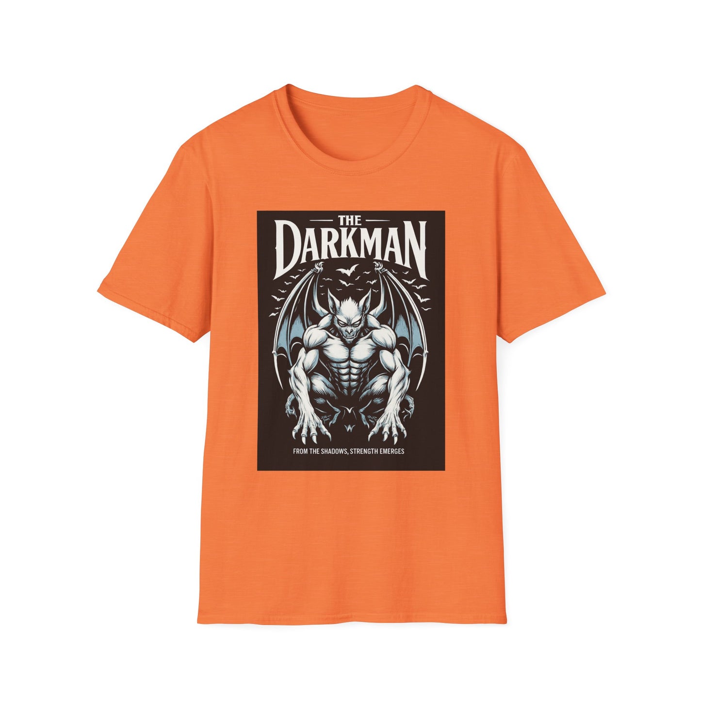 Darkman Graphic T-Shirt, Unisex Softstyle Tee, Edgy Apparel, Casual Wear, Halloween Costume, Gift for Him/Her