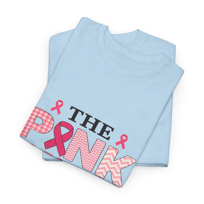 Mom's Strength: Pink Ribbon Breast Cancer Awareness Tee