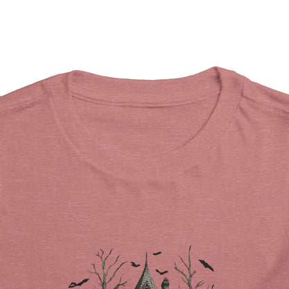 Spooky Halloween House Toddler Christmas Tee
