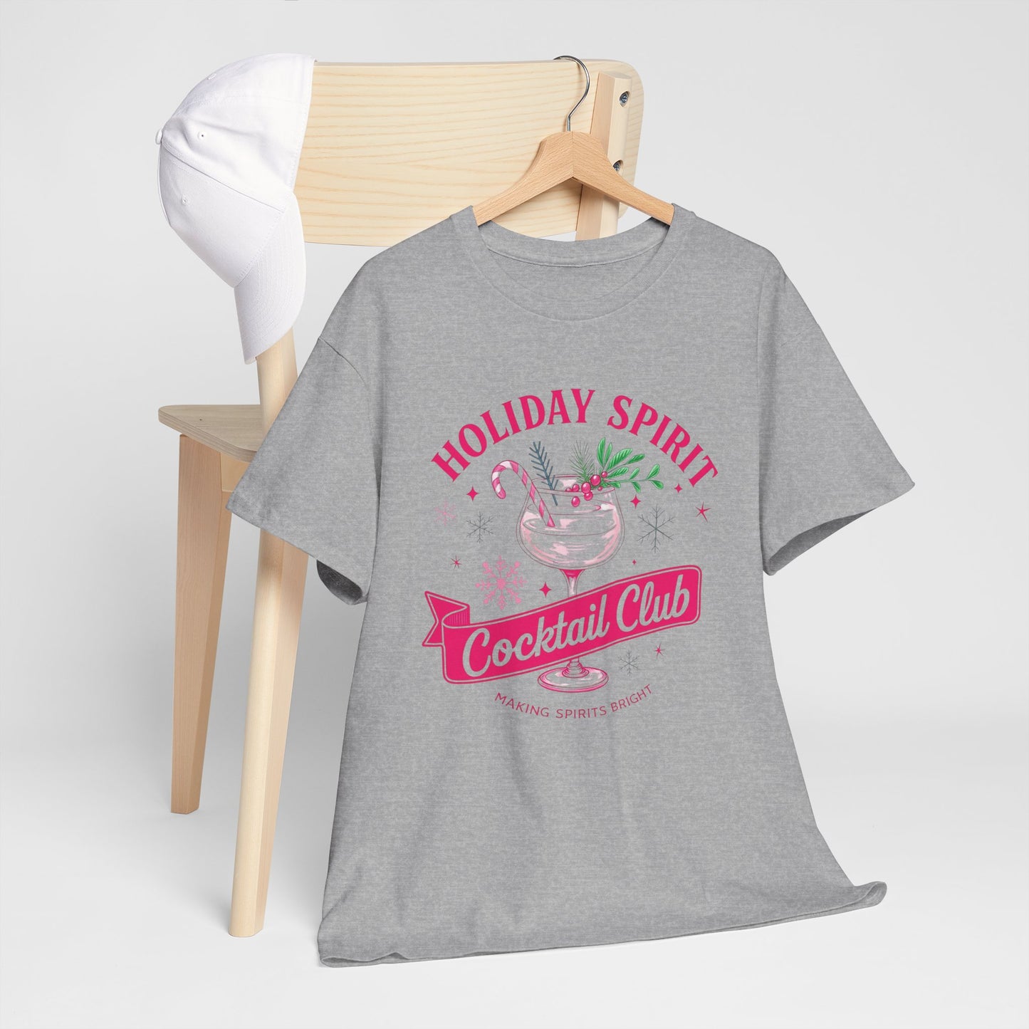 Holiday Spirit Cocktail Club Tee
