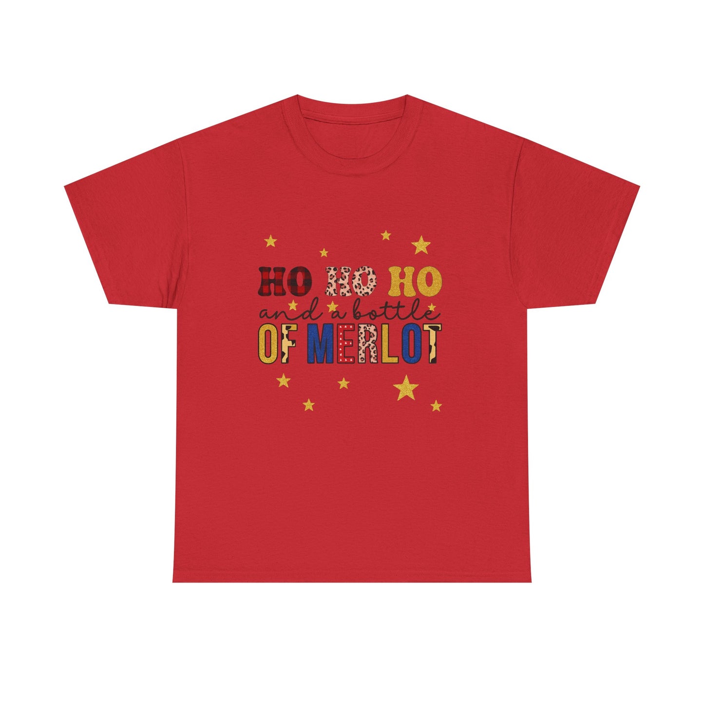HO HO HO & Merlot Christmas Tee