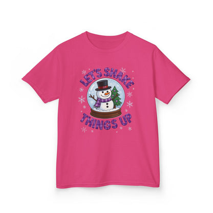 OT Snowman Snow Globe Kids Christmas Tee
