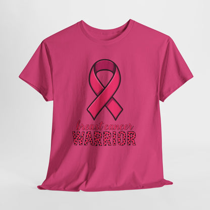 Breast Cancer Warrior Pink Ribbon Tee