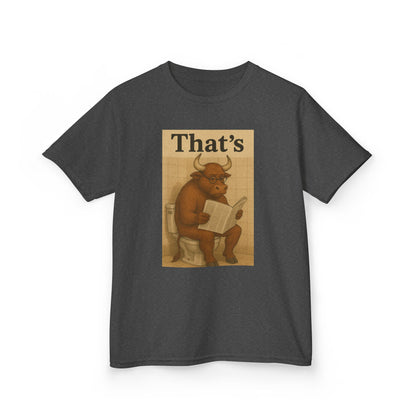 Bull Market Bathroom Break - Funny Kids Tee
