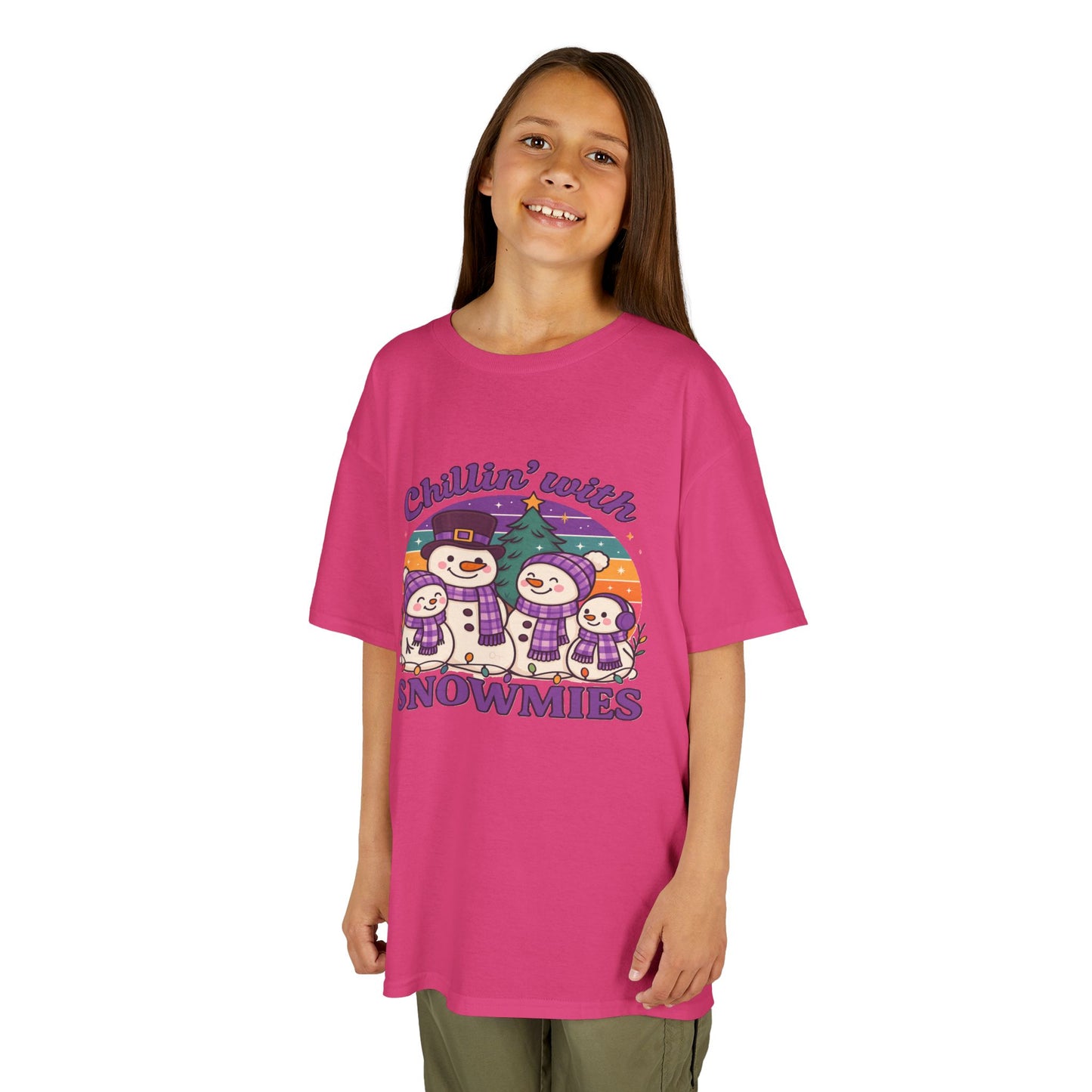 Kids Snowman Tee, Fun Winter T-Shirt, Holiday Gift for Kids, Christmas Apparel, Cute Snowmies Design, Cozy Cotton Tee