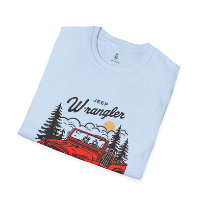 Jeep Wrangler Adventure Tee, Summer T-Shirt, Outdoor Enthusiast Gift, Camping Shirt, Road Trip Apparel, Vintage Jeep Design