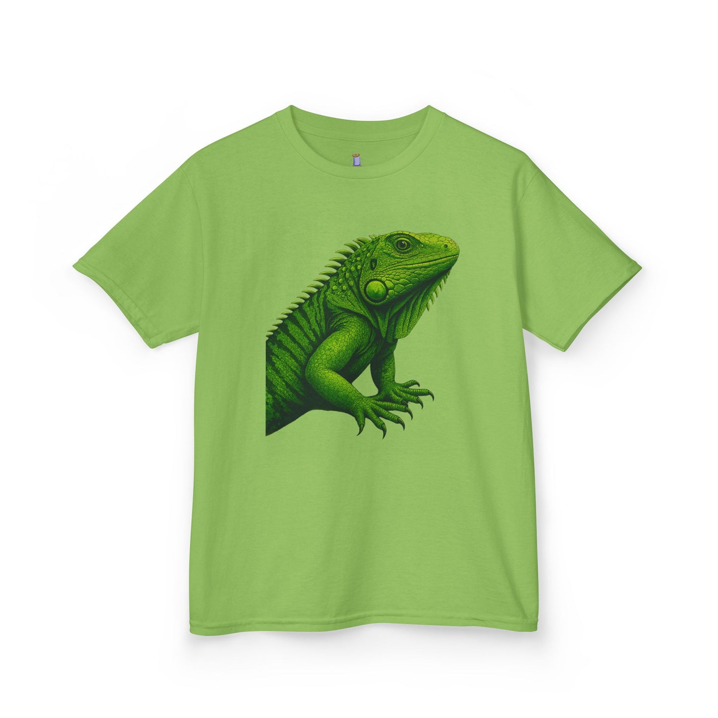Green Iguana Kids Tee - Fun Shirt for Nature Lovers, Birthday Gift, Summer Wear, Animal Lovers, Eco-Friendly Clothing