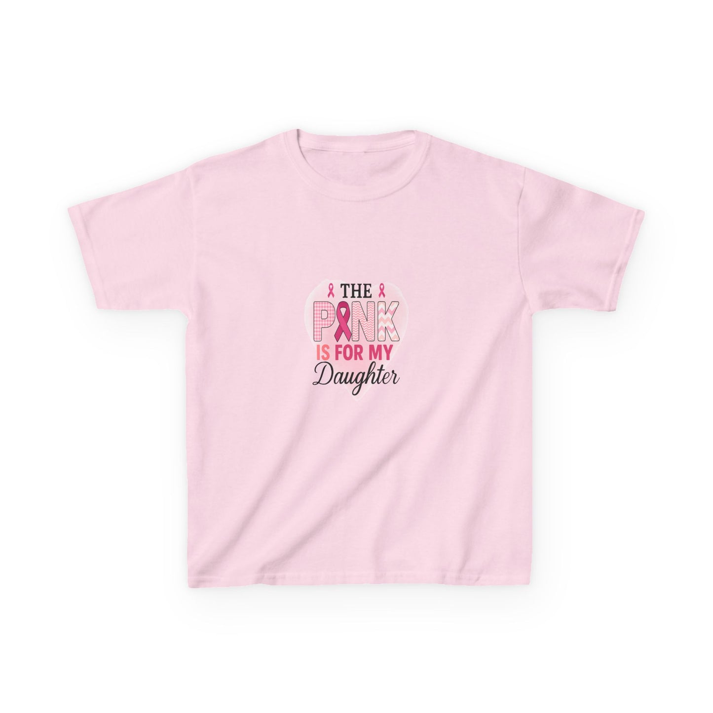 Pink Dinosaur Daughter Tee - Breast Cancer Awareness