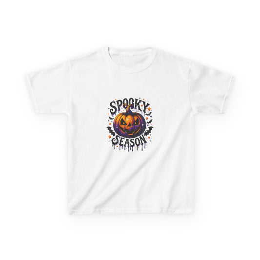 Spooky Season Jack-o'-Lantern Kids Tee