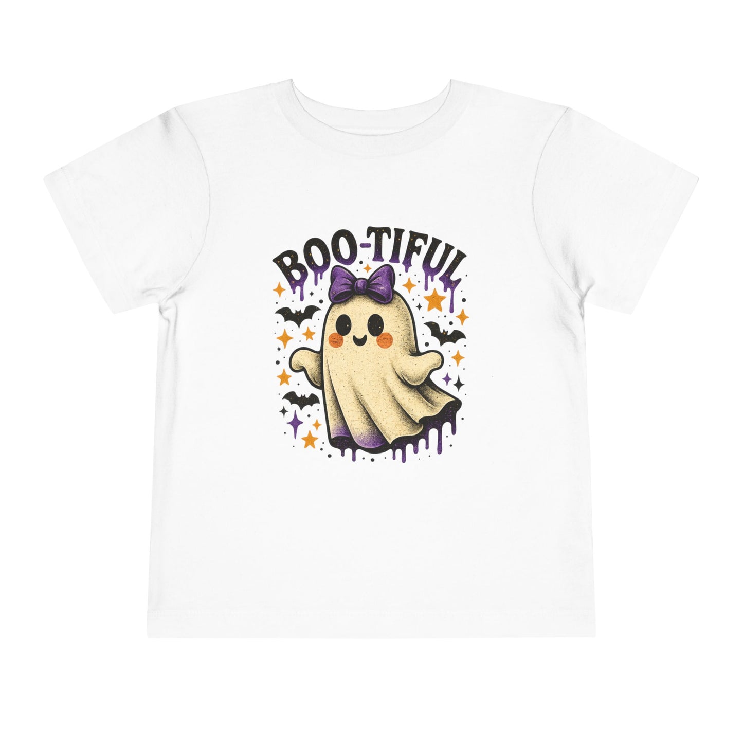 Boo-tiful Ghost Halloween Toddler Tee