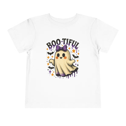 Boo-tiful Ghost Halloween Toddler Tee