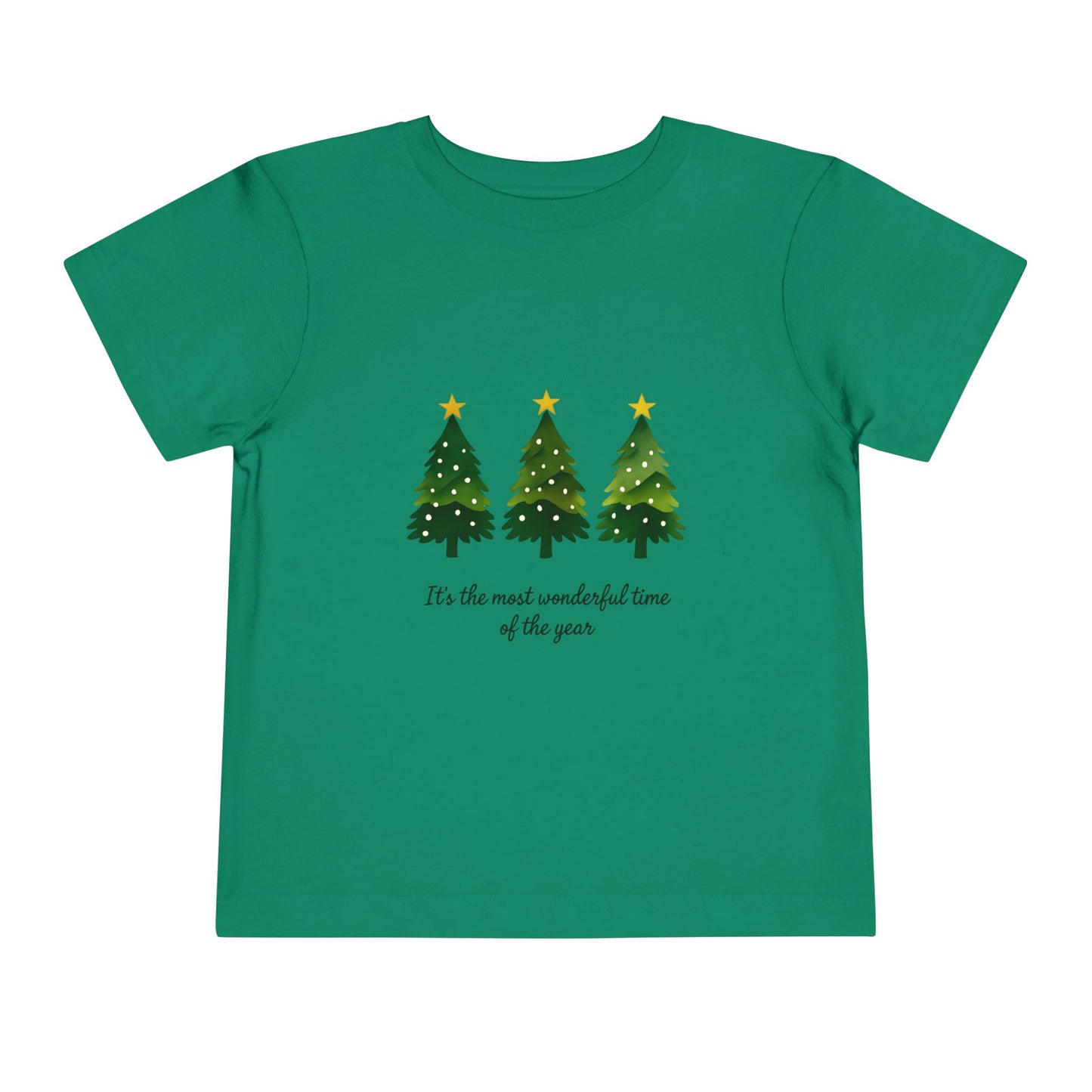 Watercolor Christmas Trees Toddler Tee