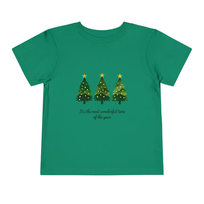Watercolor Christmas Trees Toddler Tee