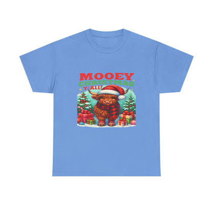 Christmas Highland Cow Tee