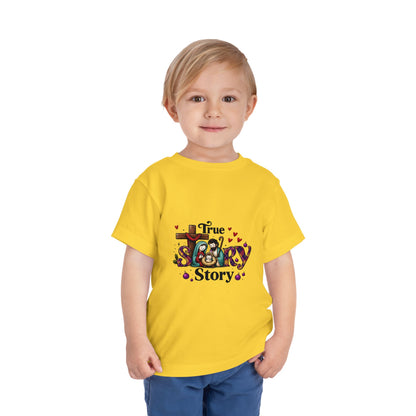 True Story Nativity Toddler Christmas Tee