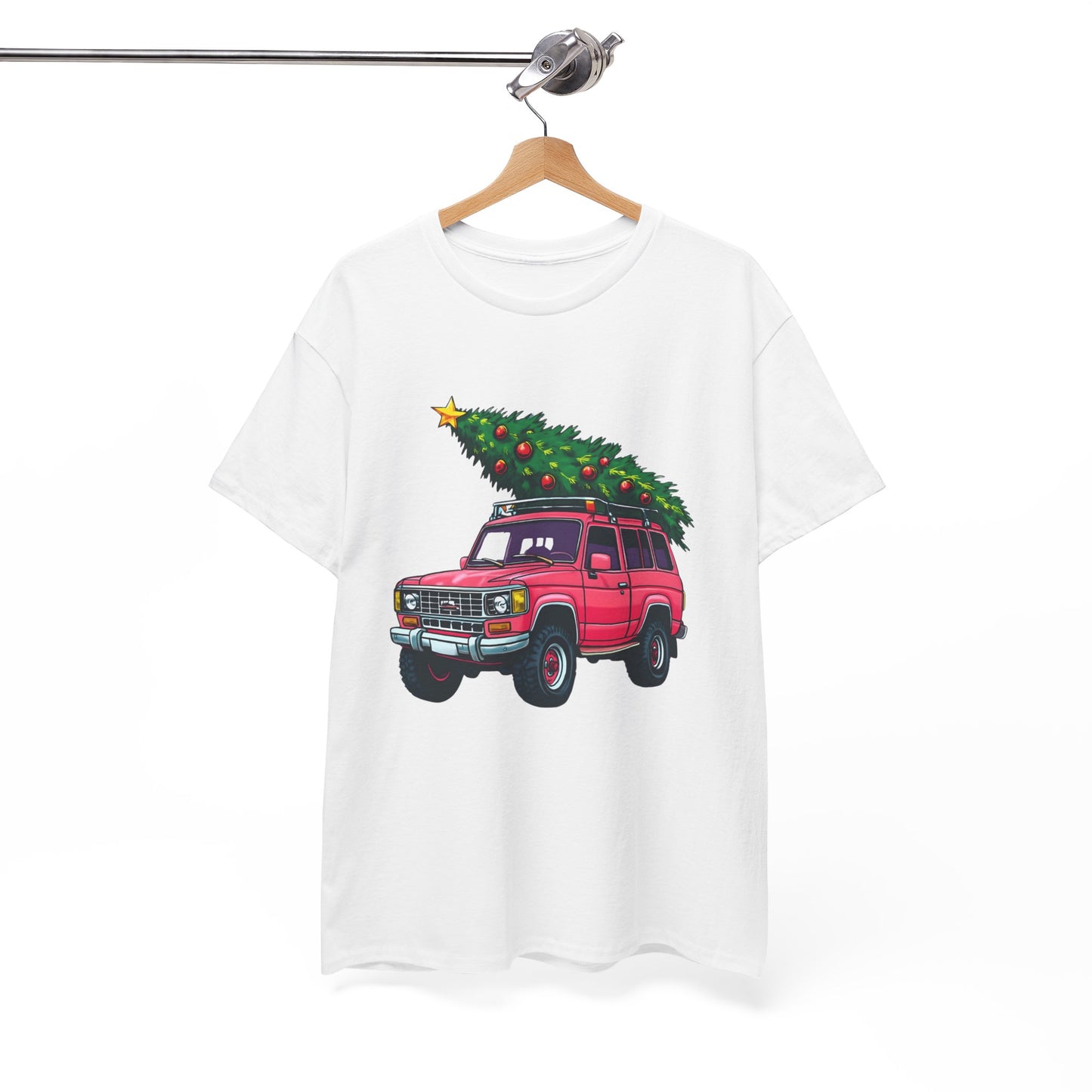Pink SUV Christmas Tree Tee