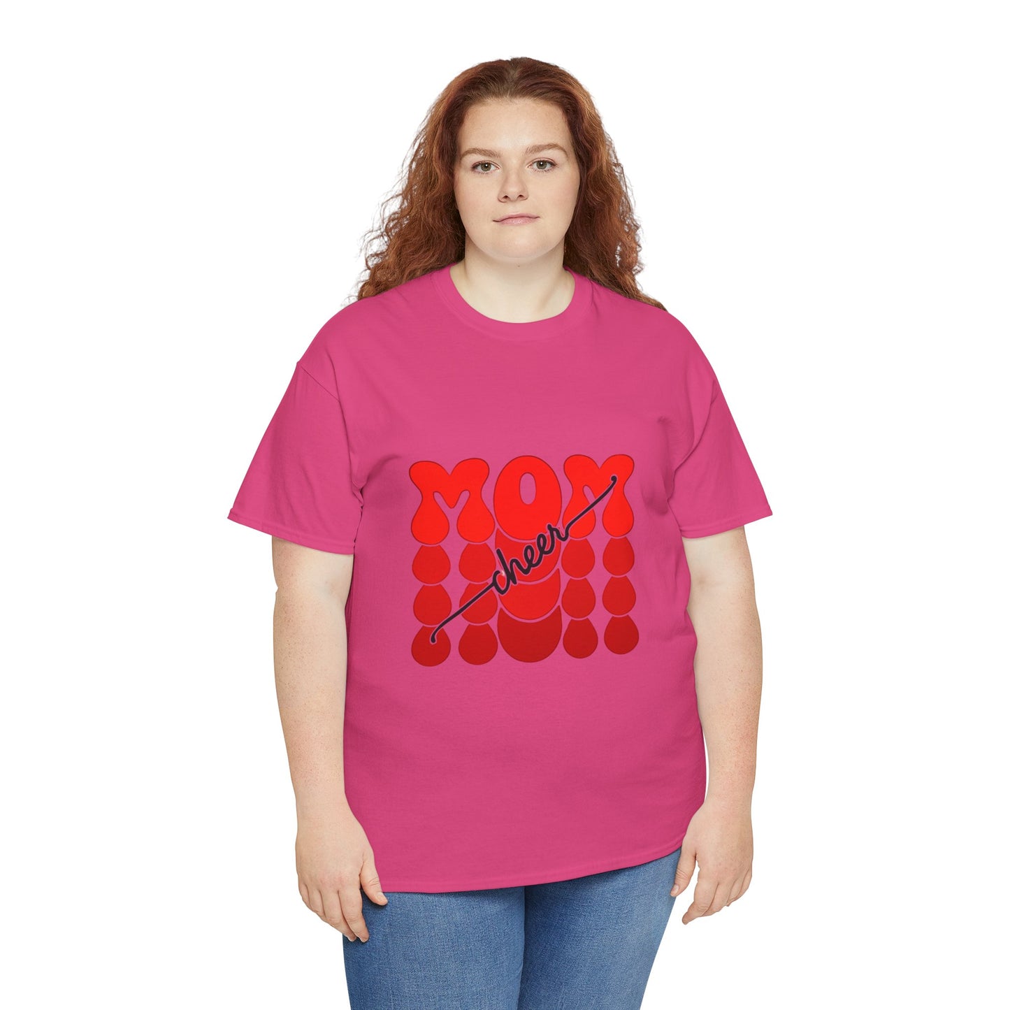 Retro Mom Cheer Tee – Bold Support & Spirit Shirt