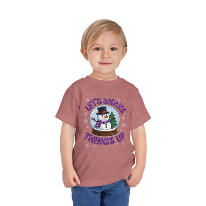 Shake Things Up! Snowman Christmas Toddler Tee