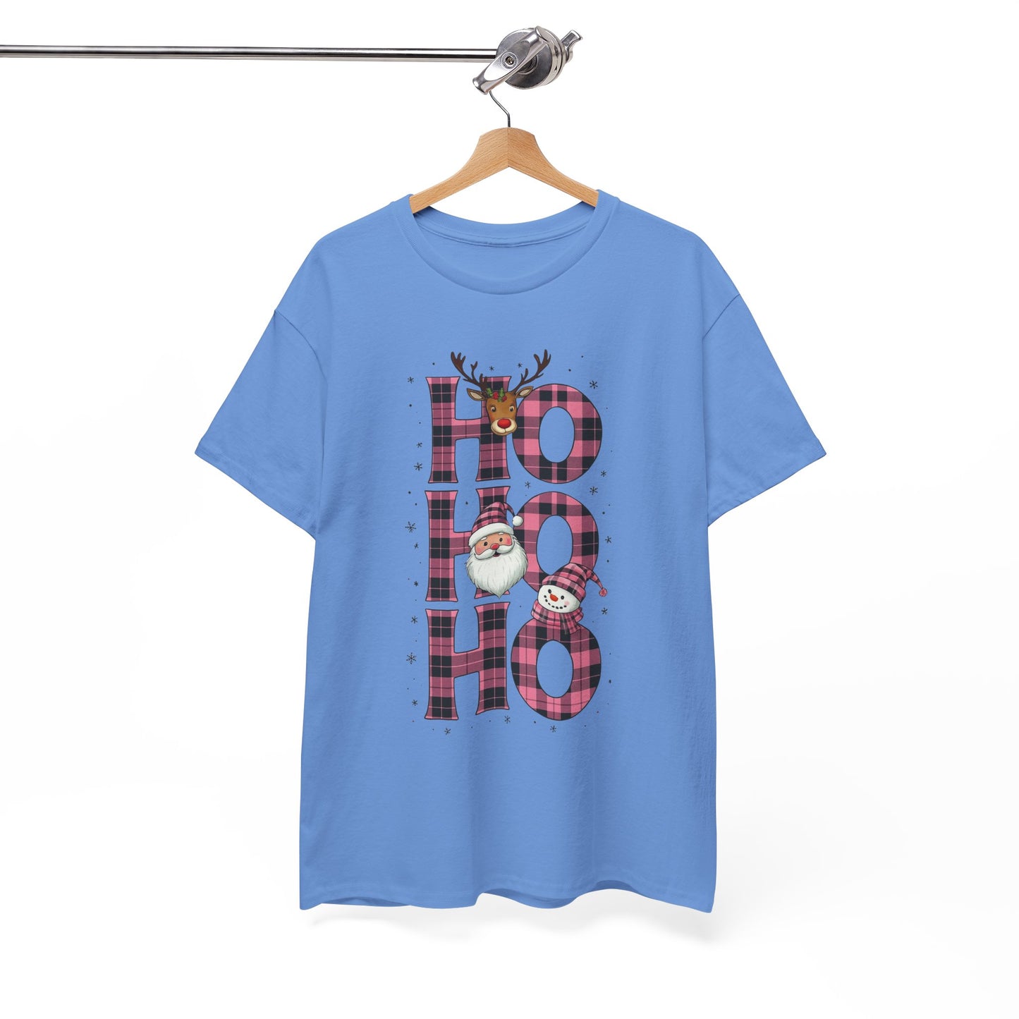 Ho Ho Ho Plaid Holiday Tee