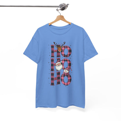 Ho Ho Ho Plaid Holiday Tee
