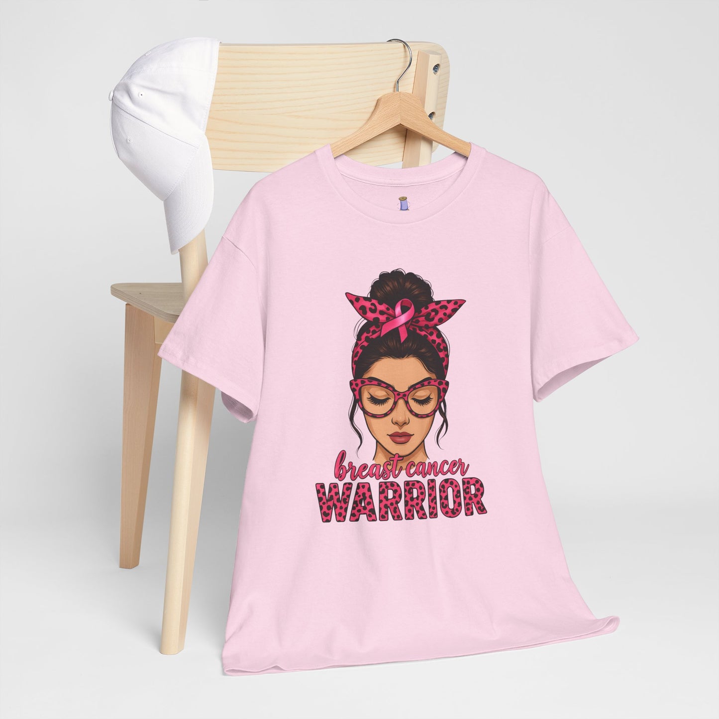 Breast Cancer Warrior Tee, Inspirational T-Shirt for Survivors, Supportive Gift for Cancer Awareness Events, Unisex Cotton Top, [...]