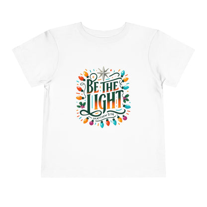 Christmas Toddler Tee - BE THE LIGHT, Matthew 5:14