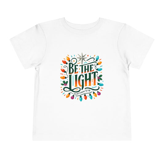 Christmas Toddler Tee - BE THE LIGHT, Matthew 5:14