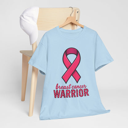 Breast Cancer Warrior Pink Ribbon Tee