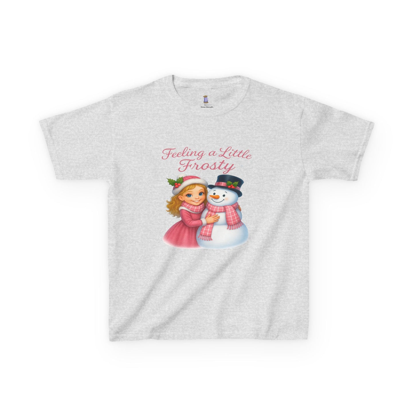Kids Christmas Tee, Holiday T-shirt for Children, Cute Winter Gift, Frosty Snowman Design, Festive Family Photos