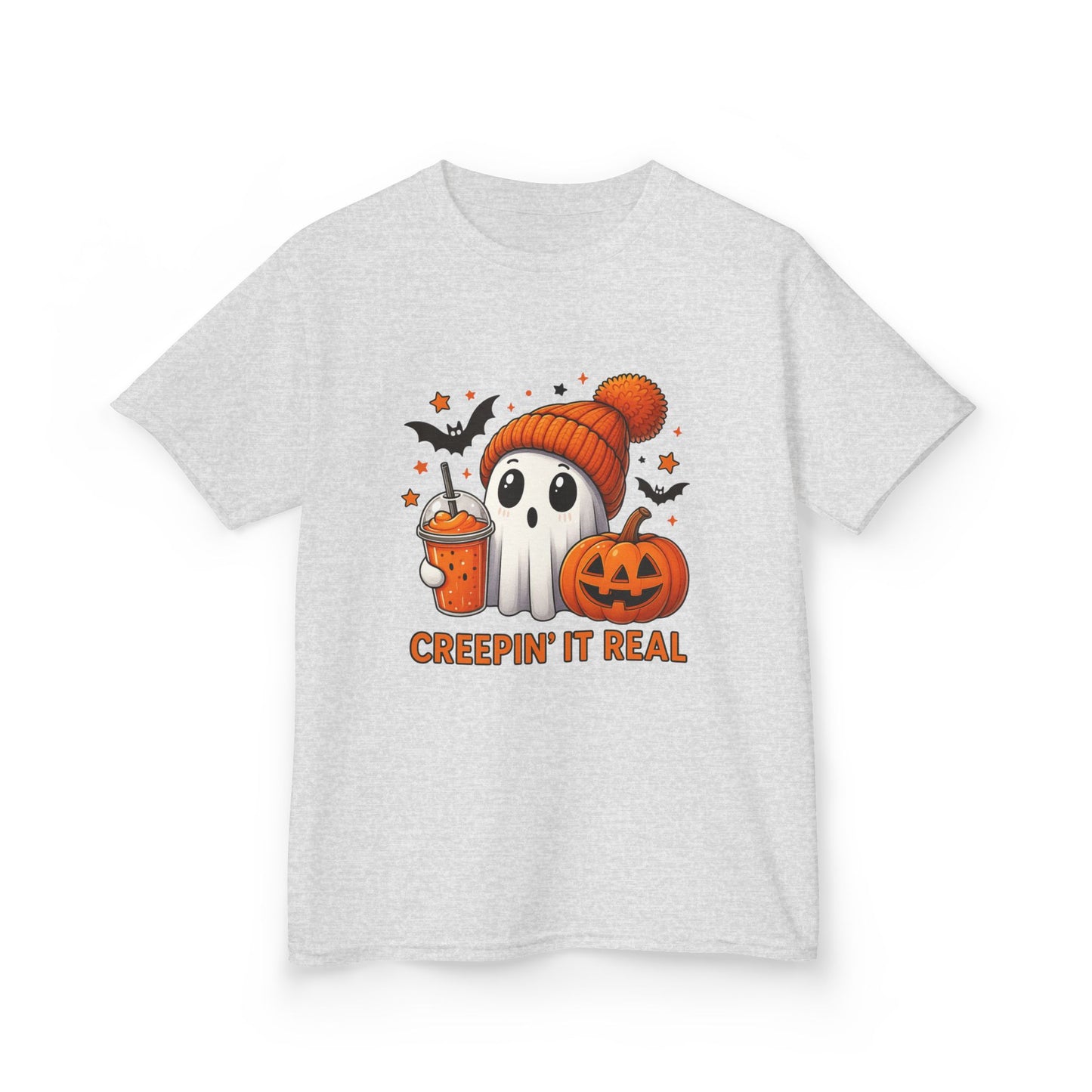 Creepin' It Real Ghost Kids Halloween Tee