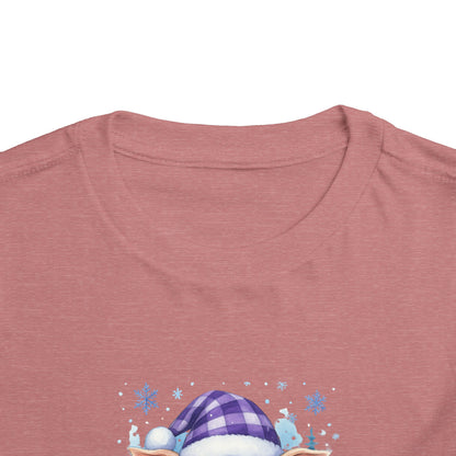 Chillin' Piggy Toddler Christmas Tee