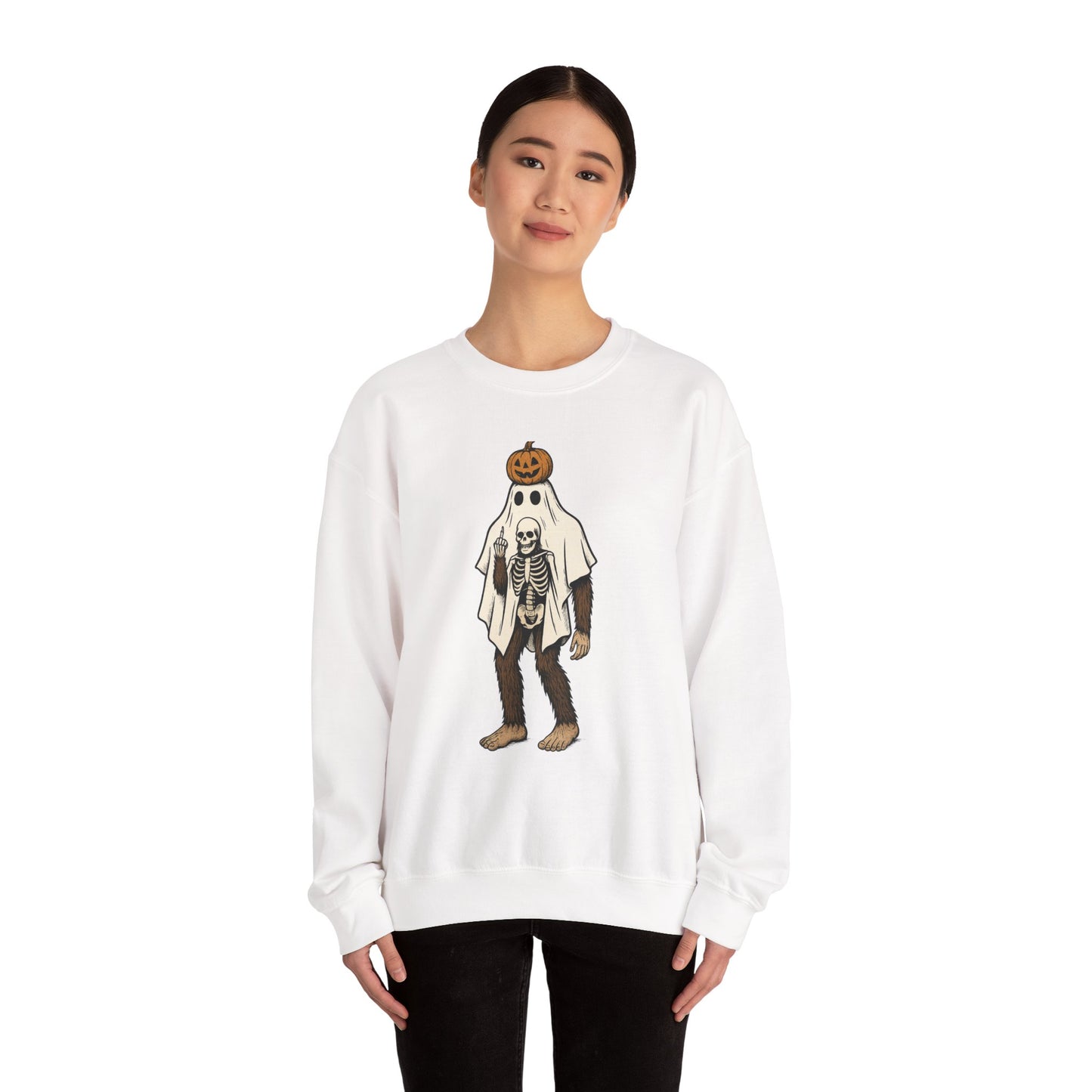 Rebellious Halloween Monster Mashup Crewneck