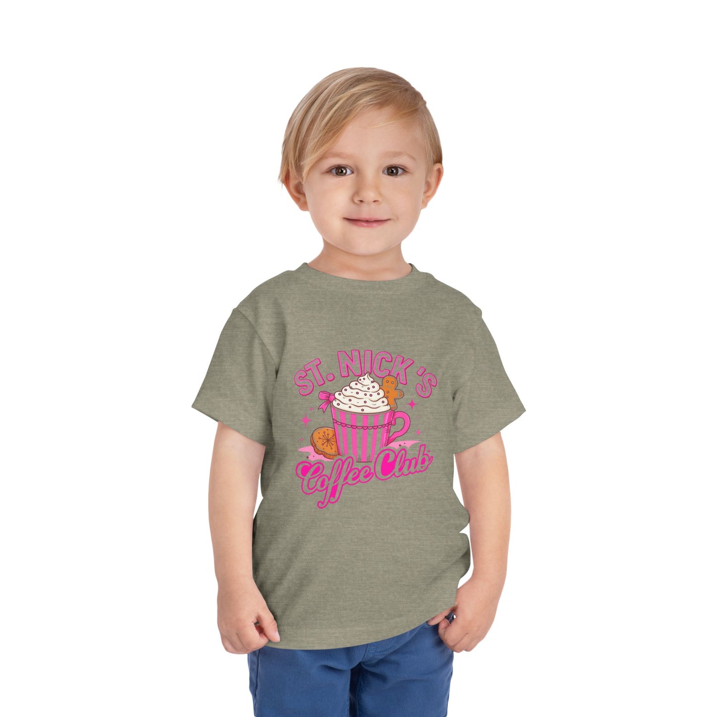 St. Nick's Coffee Club Toddler Christmas Tee