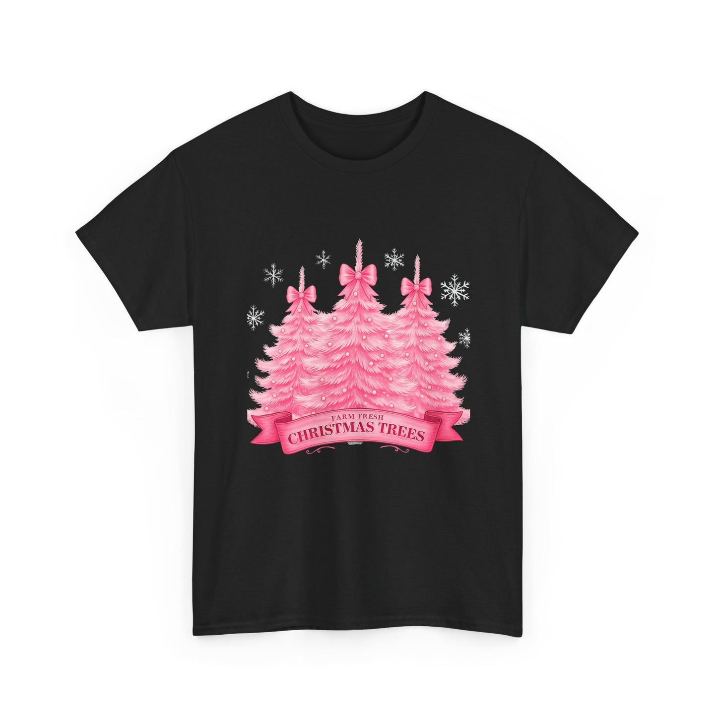 Farm Fresh Pink Christmas Tree Tee