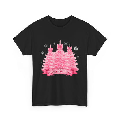Farm Fresh Pink Christmas Tree Tee