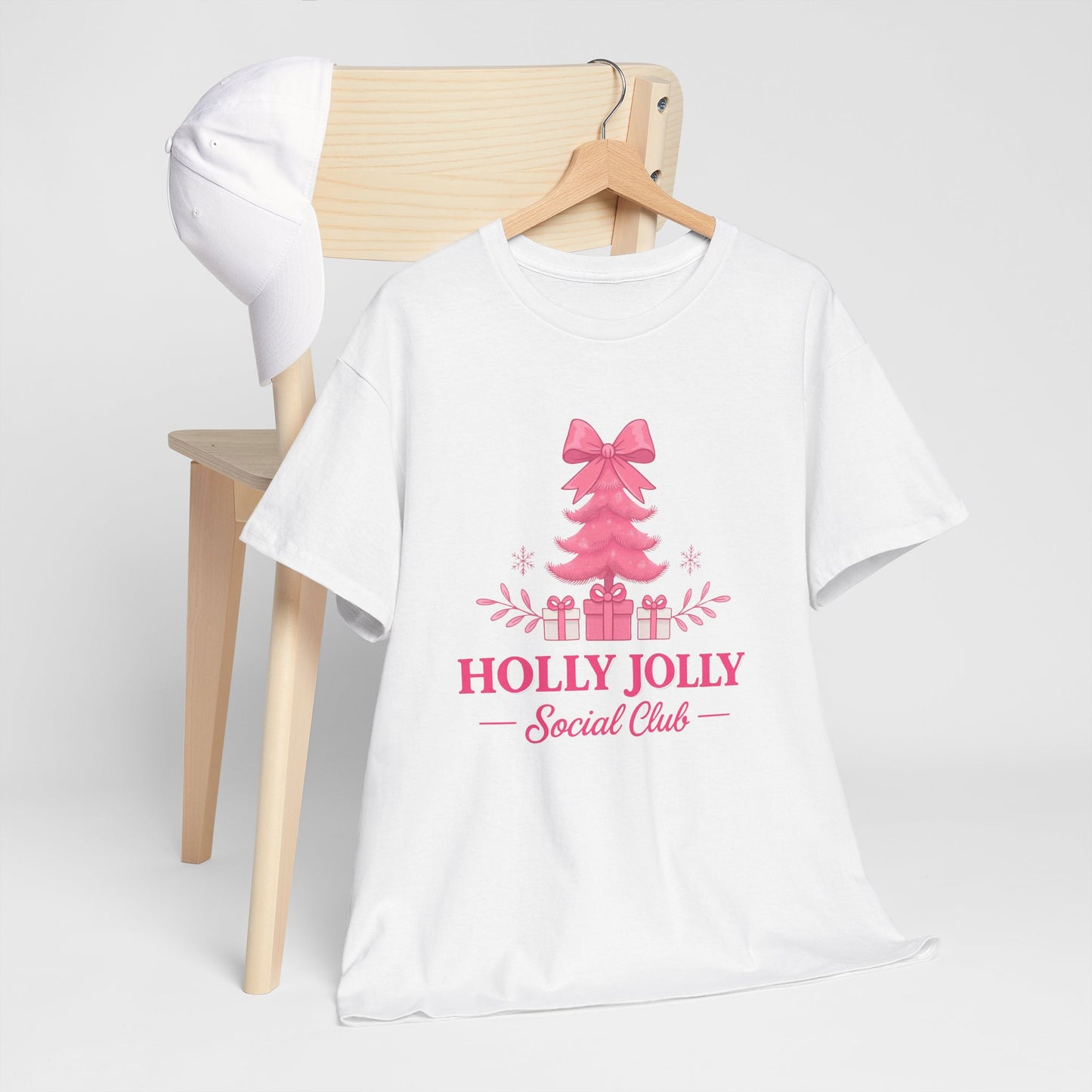 Holly Jolly Pink Tree Tee