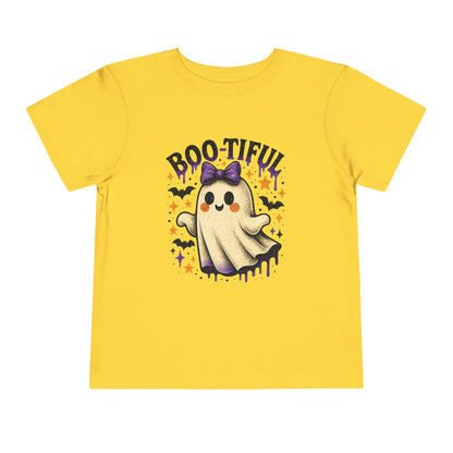 Boo-tiful Ghost Halloween Toddler Tee