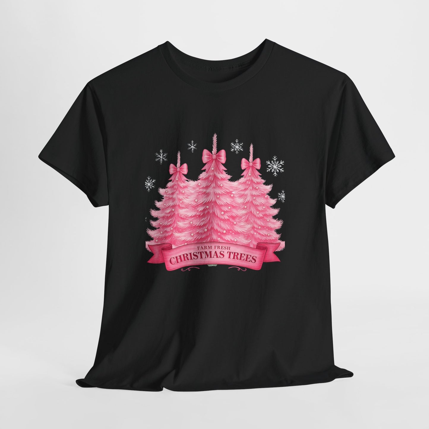 Farm Fresh Pink Christmas Tree Tee