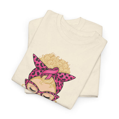 Hope Love Pink Ribbon Tee - Breast Cancer Awareness