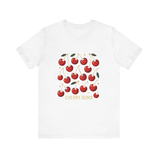 Cherry Bomb Tee — Cute Retro Cherries Graphic T-Shirt