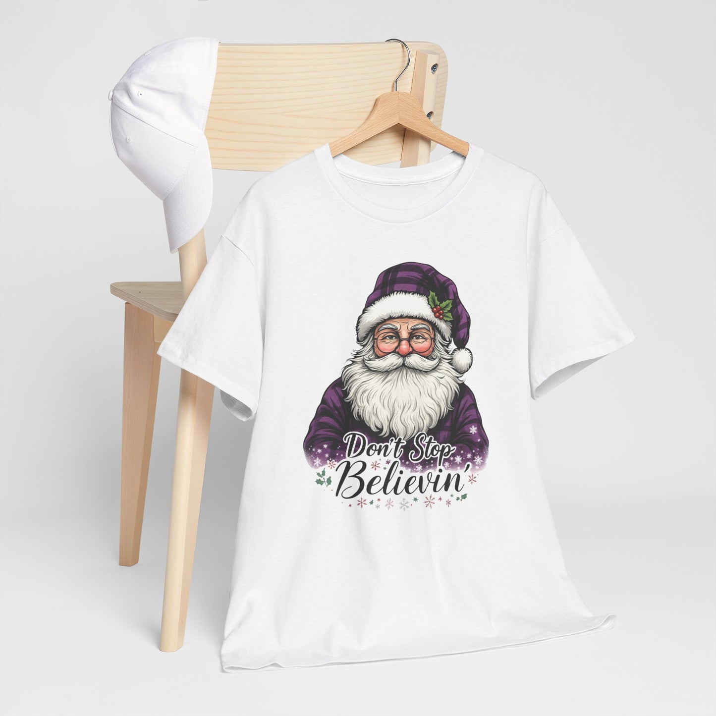 Don't Stop Believin' Santa Tee