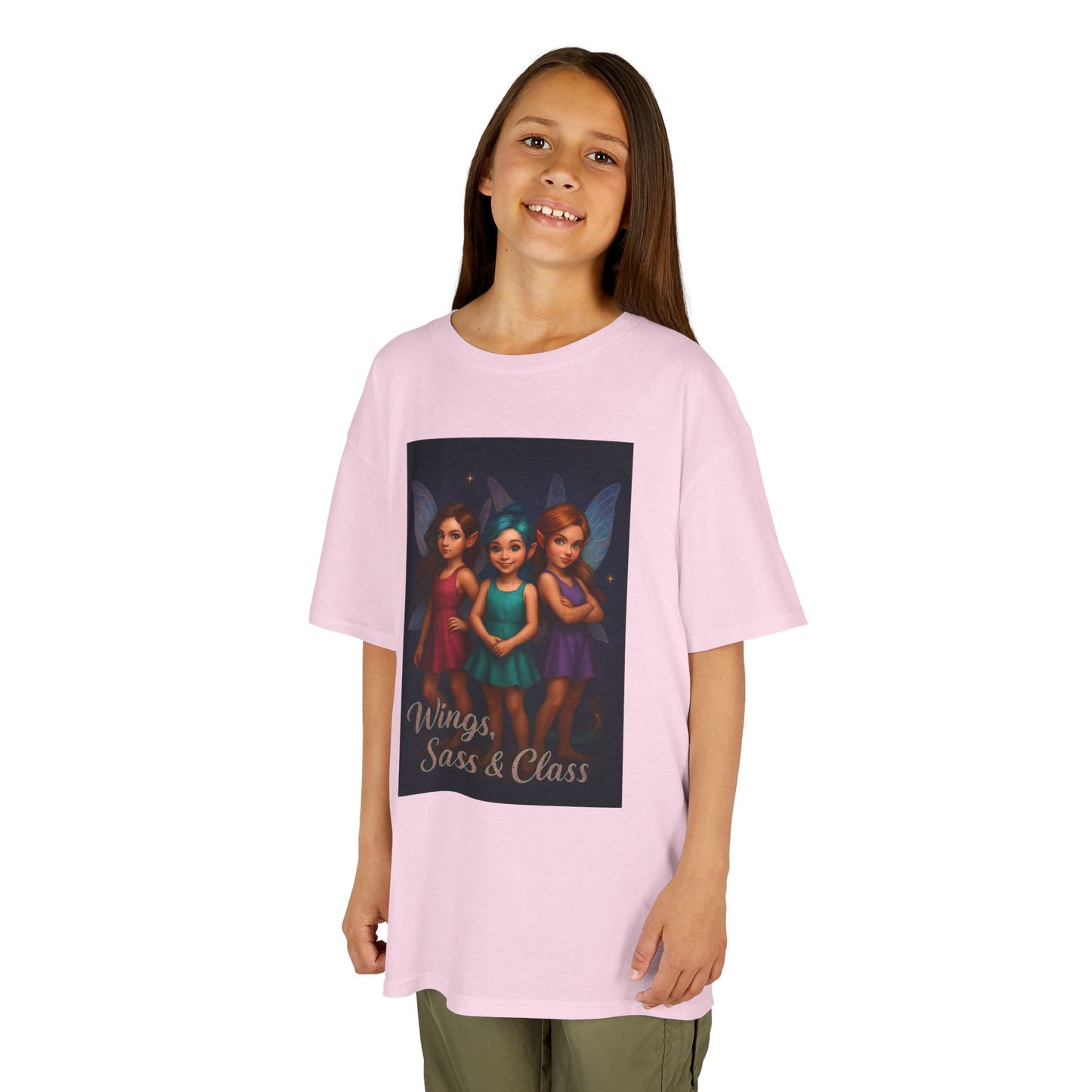 Whimsical Fairy Kids Tee, Cute T-Shirt for Girls, Birthday Gift, Fairytale Apparel, Fantasy Themed Clothing