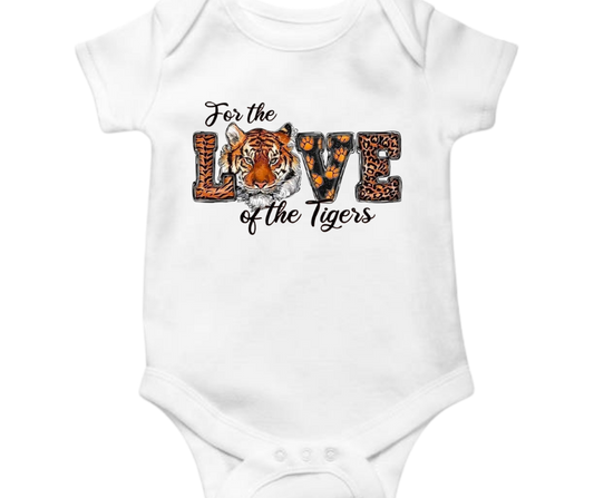 For The Love Of The Tigers Onesie