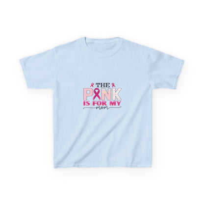 Pink Ribbon Mom Dinosaur Tee - Breast Cancer Awareness