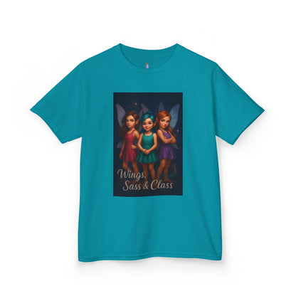 Whimsical Fairy Kids Tee, Cute T-Shirt for Girls, Birthday Gift, Fairytale Apparel, Fantasy Themed Clothing