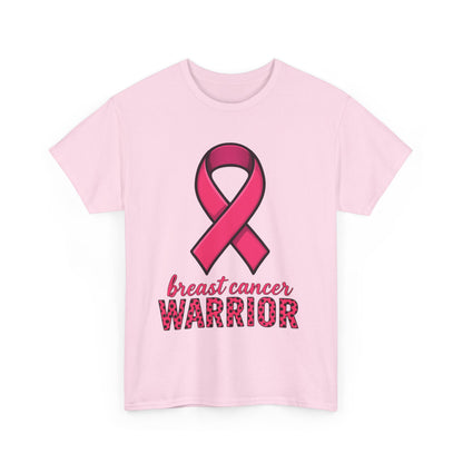 Breast Cancer Warrior Pink Ribbon Tee